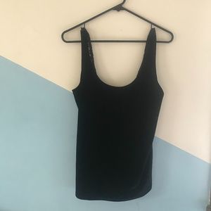Minkpink Velvet Backless Tank